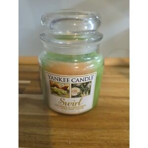 Yankee Candle Retired Swirl Cucumber & Cantaloupe/ Honeydew Melon 14.5 Oz‎ NEW